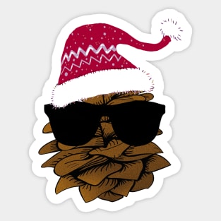 Christmas Pinecone Sticker
